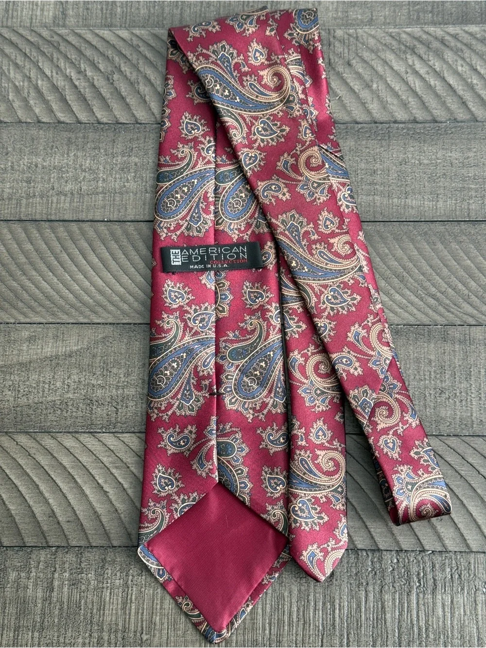 Men's Paisley Silk Tie - Pink